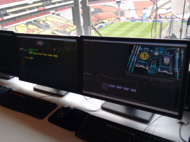 Newsline Report - Tecnologa - Renueva Panasonic pantallas gigantes del Estadio Azteca