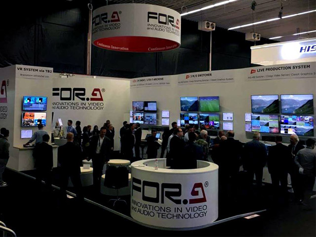 Newsline Report - Tecnologa - IBC2017: FOR-A exhibi el prototipo de su switcher HVS-6000 3 M/E 12G-SDI
