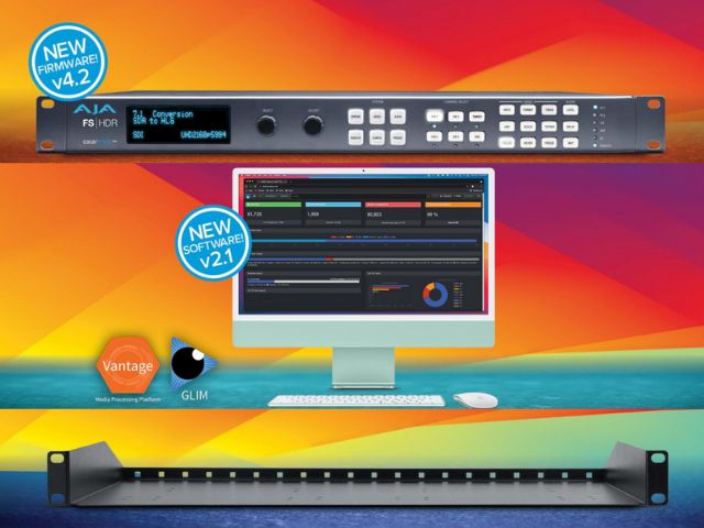 Newsline Report - Tecnologa - #NAB2023: AJA presenta nueva lnea de transmisores y receptores Dante AV Ultra