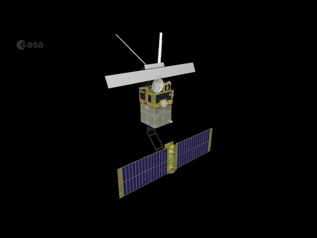 El ERS-2 choca contra la tierra