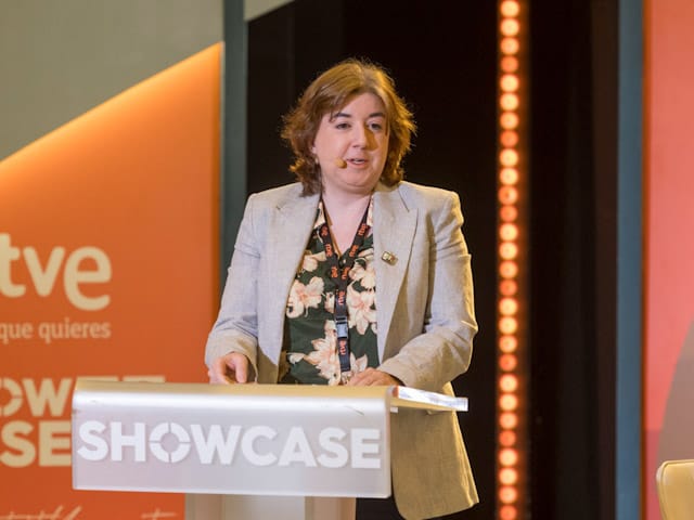 La presidenta interina de RTVE inaugura el V Showcase de la Corporacin