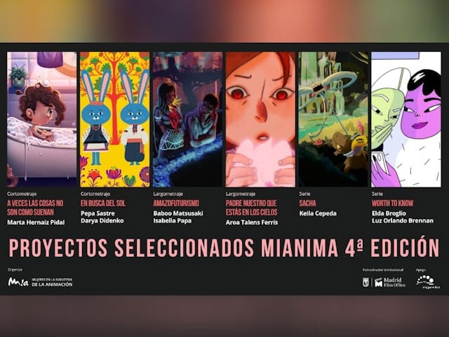 MIA anuncia proyectos de animacin para la cuarta edicin del programa MIANIMA