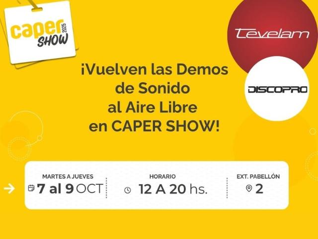 Newsline Report - Tecnologa - Grupo Tevelam presentar demos de audio al aire libre en CAPER Show 2025