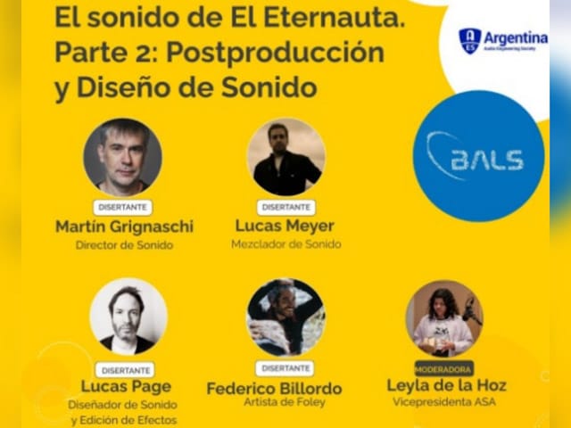El sonido de El Eternauta llega a Caper Show 2025 con foro de postproduccin
