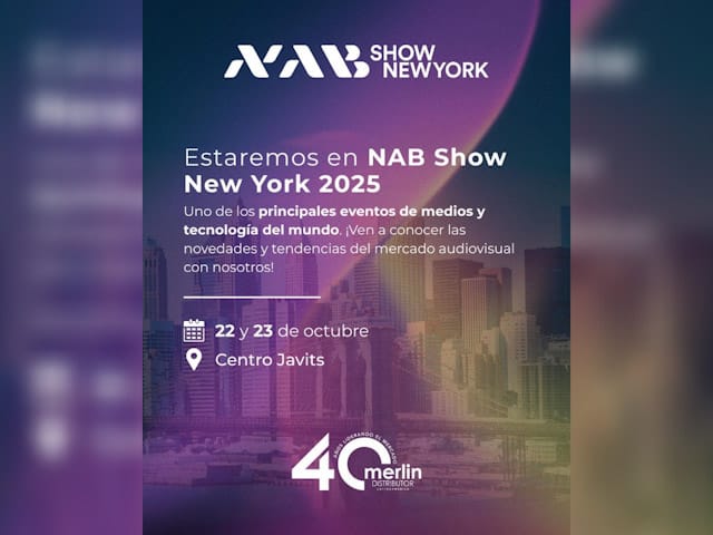 Newsline Report - Tecnologa - MERLIN DISTRIBUTOR PREPARA AGENDA PARA NAB SHOW NEW YORK
