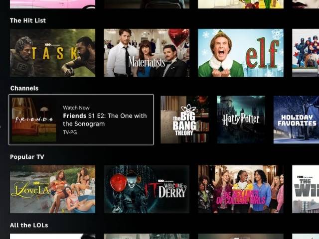 HBO Max facilita el consumo de su programaci�n mediante canales tem�ticos