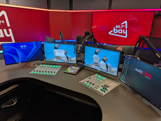 Bay Radio moderniza su estudio principal con la consola AEQ FORUM SPLIT