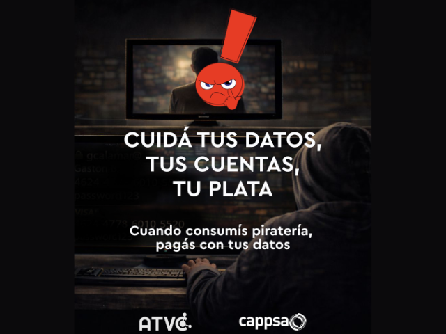 Newsline Report - Negocios - ATVC y CAPPSA alertan: �Cuando consumes pirater�a, pagas con tus datos�