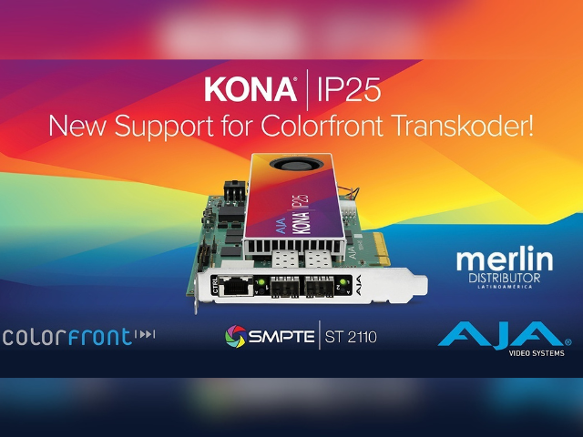 Newsline Report - Tecnolog�a - AJA Video Systems fortalece flujos IP con integraci�n de KONA IP25