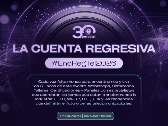 Newsline Report - Tecnolog�a - EncRegtel 2026 reunir� las tendencias en OTT, FTTH y Wi-Fi 7