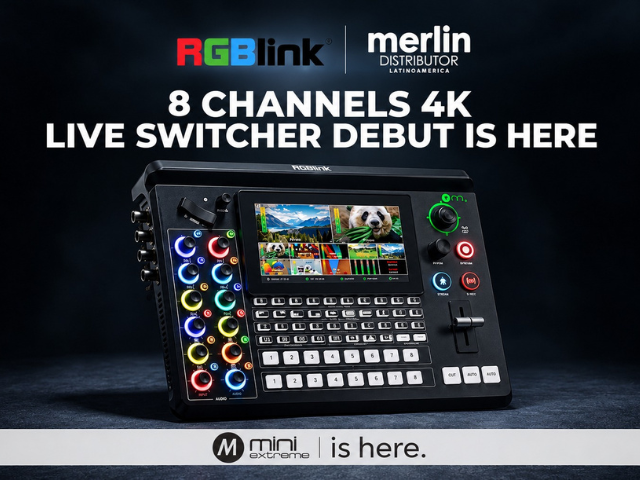 Newsline Report - Tecnolog�a - RGBlink entrega en LATAM su nuevo switcher 4K mini-extreme