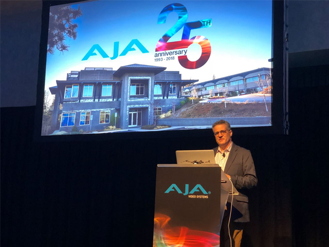 Newsline Report - Tecnologa - AJA present en IBC sus nuevas soluciones 12G-SDI, IP y HDR