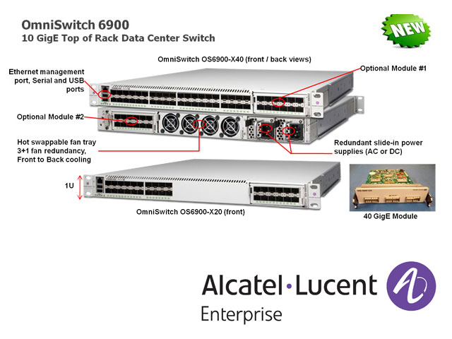 Newsline Report - Tecnologa - Alcatel-Lucent Enterprise: nuevo switch de alto rendimiento para centro de datos y nucleo de red