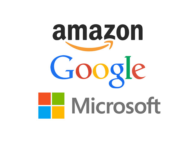 Newsline Report - Negocios - Amazon, Microsoft y Google continan batallando en la guerra por la nube