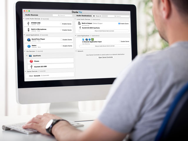 Newsline Report - Tecnologa - Audinate lanza su software Dante Via