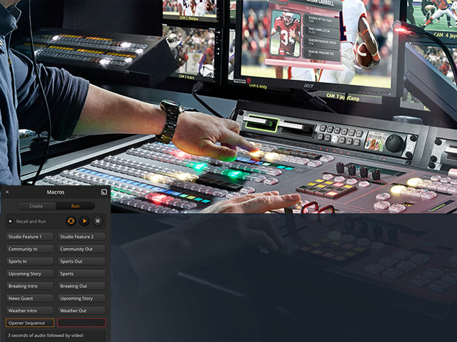 Newsline Report - Tecnologa - Blackmagic actualiz su software para mezcladores ATEM