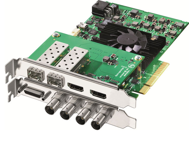 Newsline Report - Tecnologa - Blackmagic lanza la nueva tarjeta DeckLink 4K Extreme 12G - Quad SDI