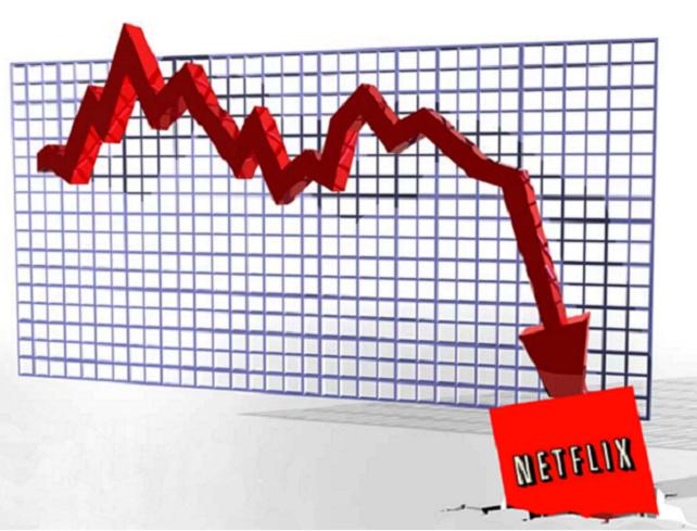Caen las acciones de Netflix en Wall Street en el 3T