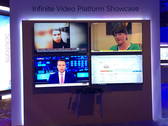 Newsline Report - Tecnologa - CES 2017: Cisco exhibe extensiones para su plataforma Infinite Video