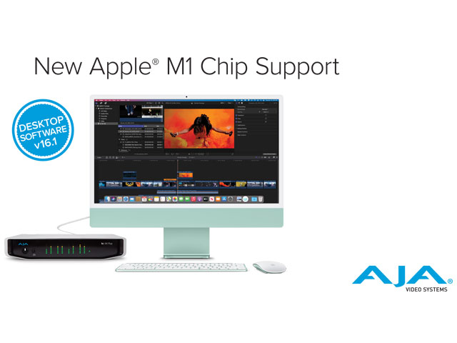 Newsline Report - Tecnologa - Desktop Software y SDK de AJA presentan compatibilidad nativa con Apple M1