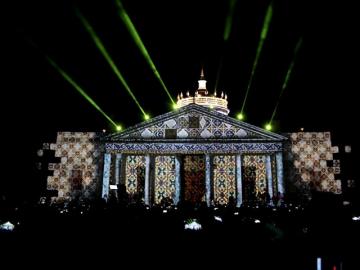 Festival de Luz de Guadalajara con proyeccin mapping de Christie