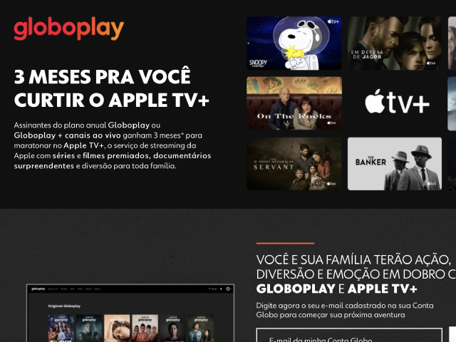 Globoplay anuncia una nueva oferta para Apple TV+