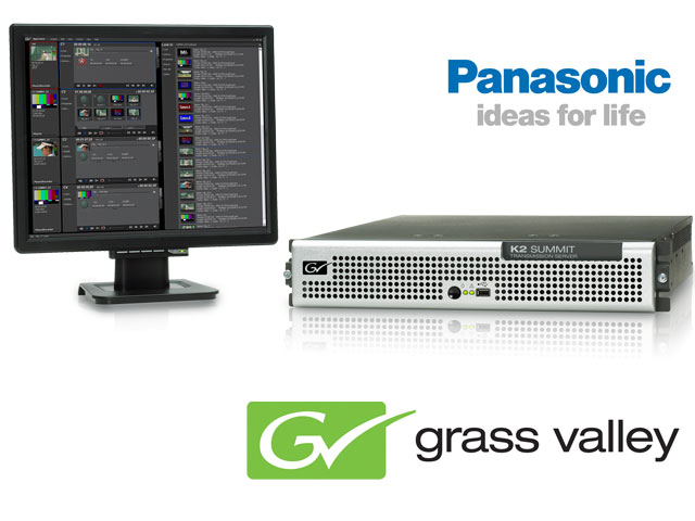 Grass Valley mejora la arquitectura K2 para dar soporte a Panasonic