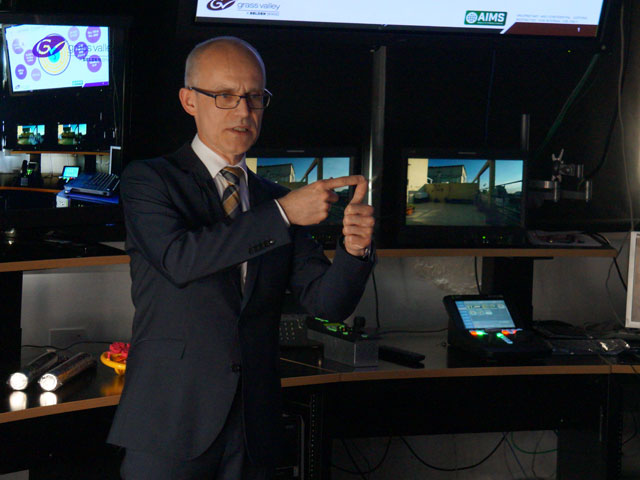 Grass Valley y SVC demostraron en vivo la cmara LDX 86 y el sistema de replay K2 Dyno