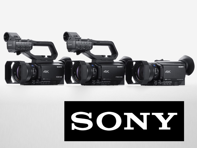 IBC2017: Sony present sus tres nuevas videocmaras 4K de mano