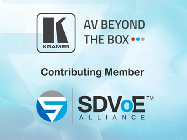 Kramer Electronics se uni a SDVoE Alliance como miembro contribuyente