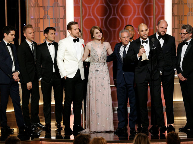 La La Land, la gran ganadora de los Golden Globes 2017