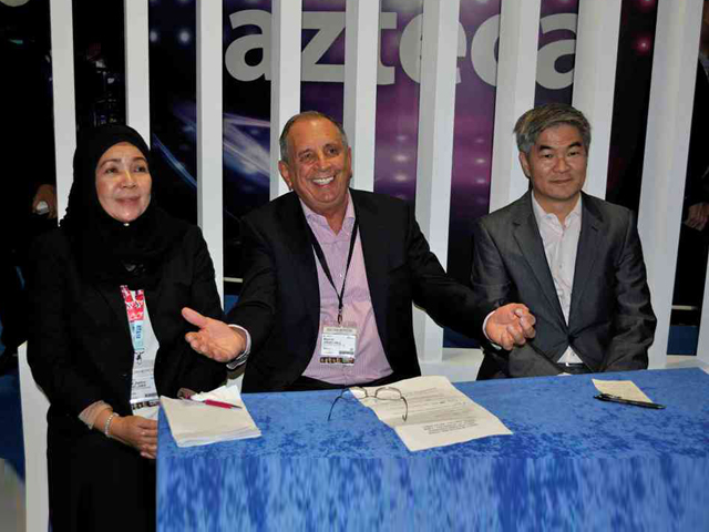 Newsline Report - Contenidos - Lanzamiento de Azteca, Astro y Global Station