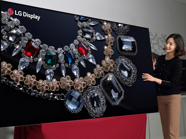 LG demostr su primera pantalla OLED 8k de 88