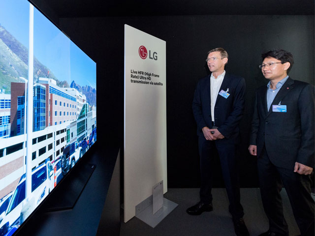 Newsline Report - Tecnologa - LG y SES exhibieron la tecnologa 4K HFR durante SES Industry Days
