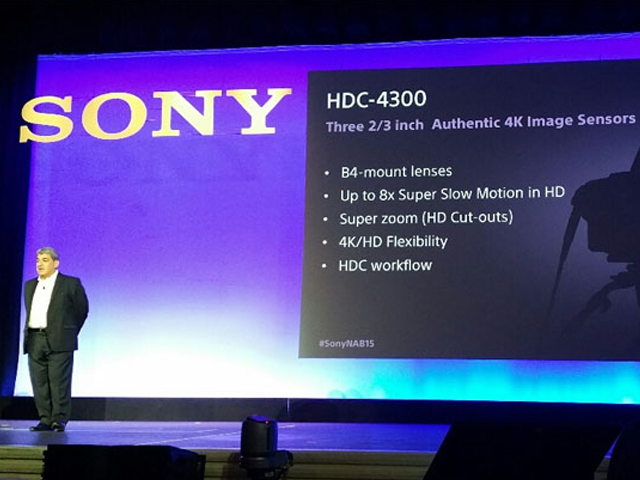 Newsline Report - Tecnologa - Llega a NAB la nueva Sony HDC-4300, produccin flexible en 4K y HD