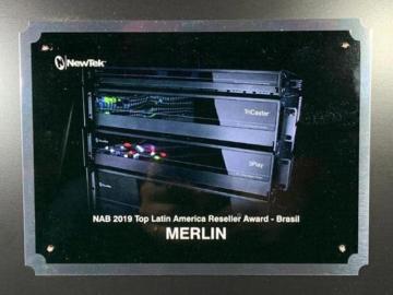 Merln Distribuidora fue premiado por NewTek en NABShow 2019