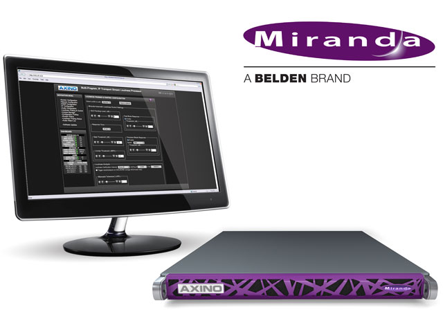Newsline Report - Tecnologa - Miranda Technologies lanz Axino-400