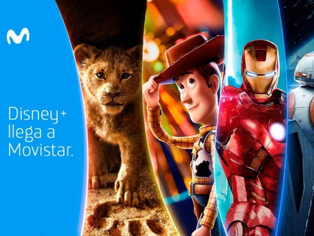 Movistar distribuir Disney + en Espaa