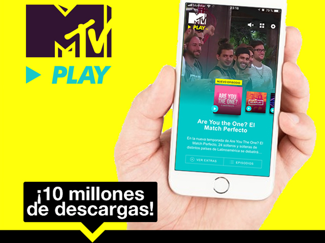 Newsline Report - OTT - MTV Play supera las 10 millones de descargas