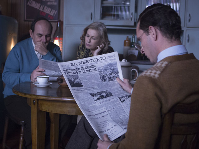 Newsline Report - Cine - 'Neruda' nominada en los Golden Globes Awards