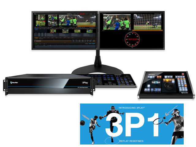 NewTek lanza la familia 3Play 3P1 para produccin deportiva sobre IP y SDI