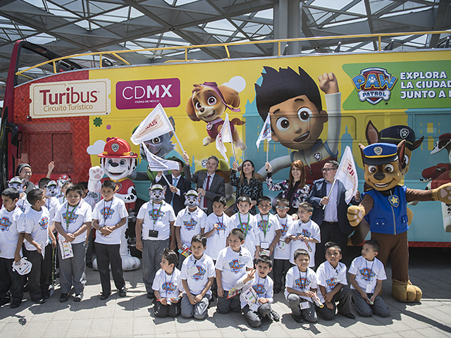 Newsline Report - Contenidos - Nickelodeon inaugura Turibus de Paw Patrol