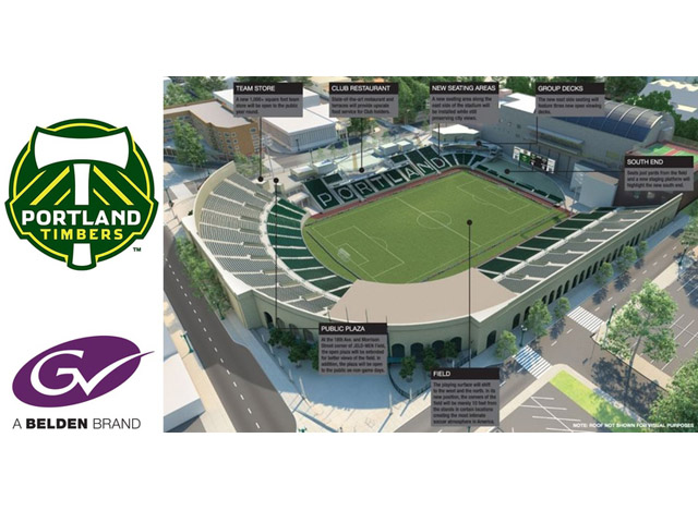 Portland Timbers elige a Grass Valley para equipar su estadio de ftbol
