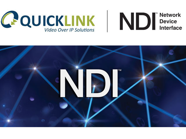 Soluciones de Quicklink soportan el protocolo NDI de NewTek