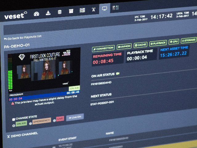 Newsline Report - Tecnologa - Veset presentar la solucin Nimbus Cloud Playout en NAB 2017